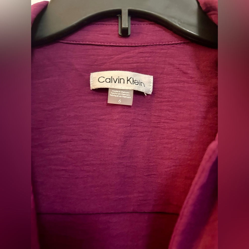 Calvin Klein purple Dress 6 - Picture 5 of 5